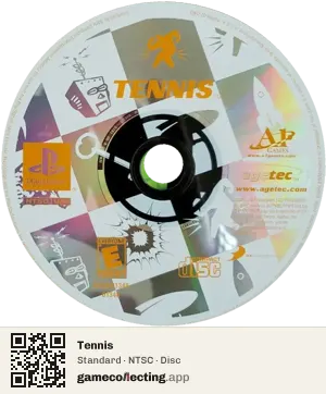 Tennis PlayStation, NTSC disc