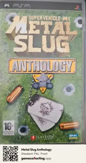 Metal Slug Anthology PlayStation Portable, PAL box front