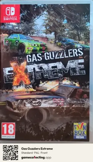 Gas Guzzlers Extreme Nintendo Switch, PAL box front