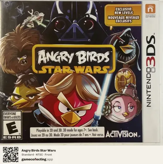 Angry Birds Star Wars Nintendo 3DS, NTSC box front