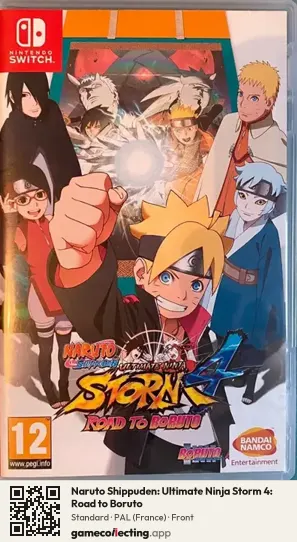 Naruto Shippuden: Ultimate Ninja Storm 4: Road to Boruto Nintendo Switch, France box front