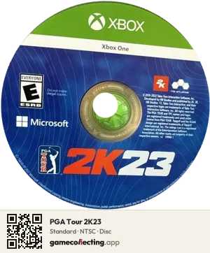 PGA Tour 2K23 Xbox One, NTSC disc