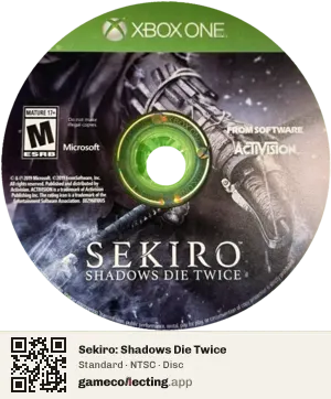 Sekiro: Shadows Die Twice Xbox One, NTSC disc