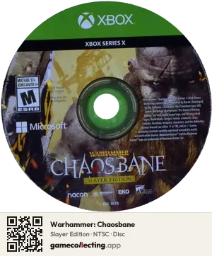 Warhammer: Chaosbane Xbox Series X, NTSC disc