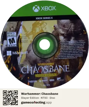 Warhammer: Chaosbane Xbox Series X, NTSC disc