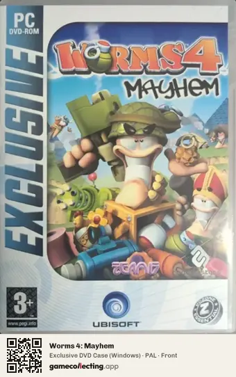 Worms 4: Mayhem Computer, PAL box front