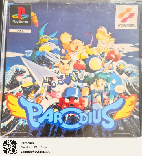 Parodius PlayStation, PAL box front