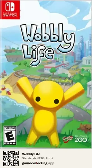 Wobbly Life Nintendo Switch, NTSC box front