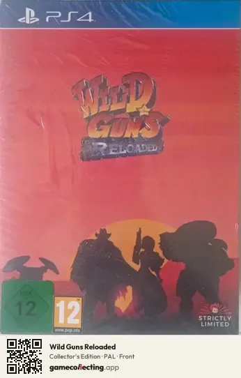Wild Guns Reloaded PlayStation 4, PAL box front