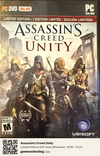 Assassin's Creed Unity Computer, NTSC box front