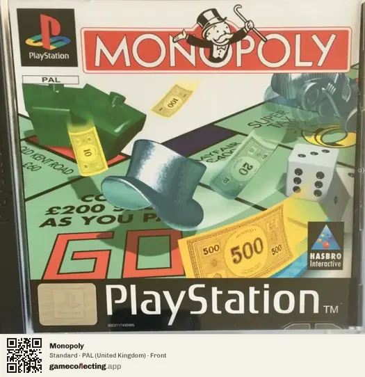 Monopoly PlayStation, United Kingdom box front