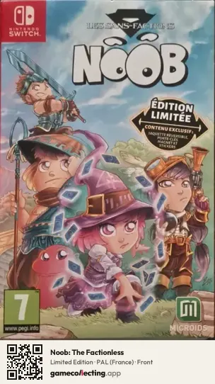 Noob: The Factionless Nintendo Switch, France box front