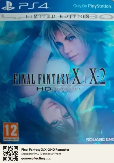 Final Fantasy X/X-2 HD Remaster PlayStation 4, Germany box front