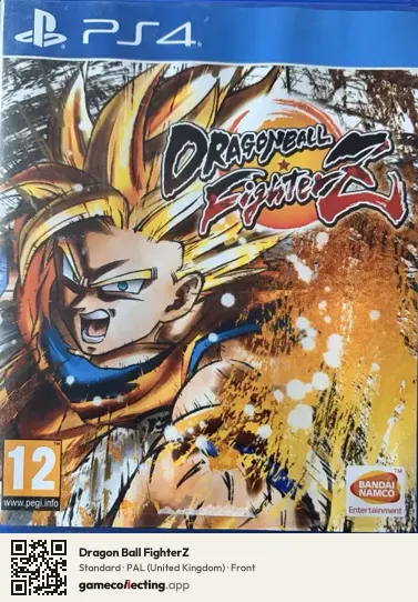 Dragon Ball FighterZ PlayStation 4, United Kingdom box front