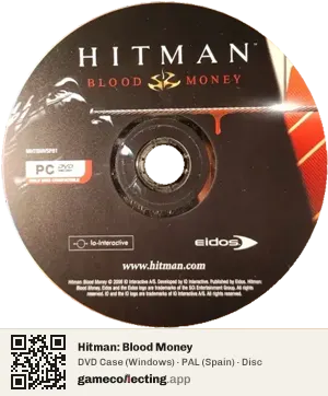 Hitman: Blood Money Computer, PAL disc