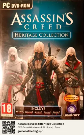 Assassin's Creed: Heritage Collection Computer, Spain box front