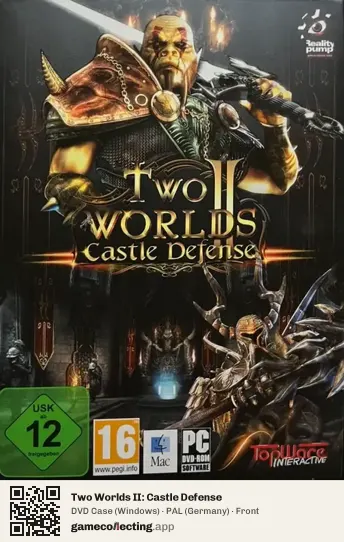 Two Worlds II: Castle Defense Computer, Germany box front