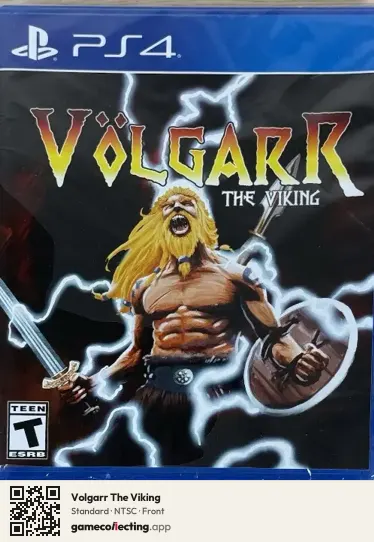 Volgarr The Viking PlayStation 4, NTSC box front