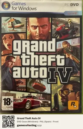 Grand Theft Auto IV Computer, Spain box front