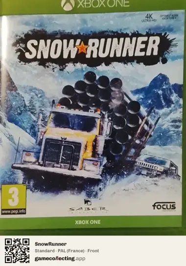 SnowRunner Xbox One, France box front