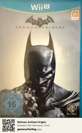 Batman: Arkham Origins Nintendo Wii U, Germany box front