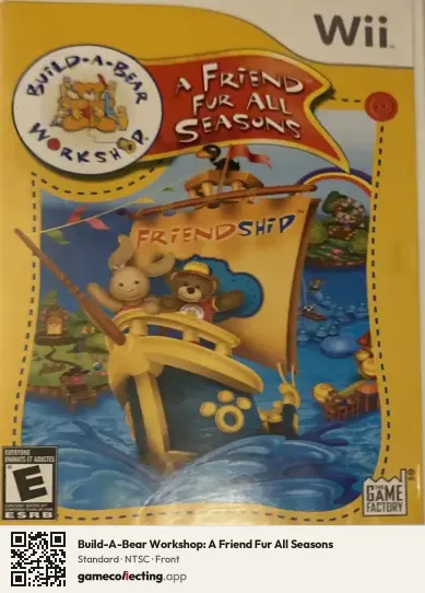 Build-A-Bear Workshop: A Friend Fur All Seasons Nintendo Wii, NTSC box front