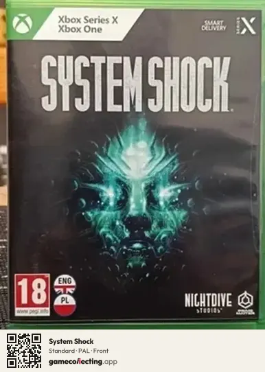 System Shock Xbox Series X, PAL box front