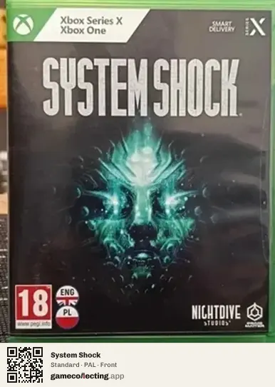 System Shock Xbox Series X, PAL box front