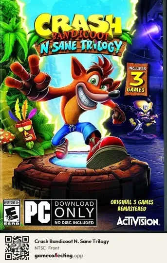 Crash Bandicoot N. Sane Trilogy Computer, NTSC box front