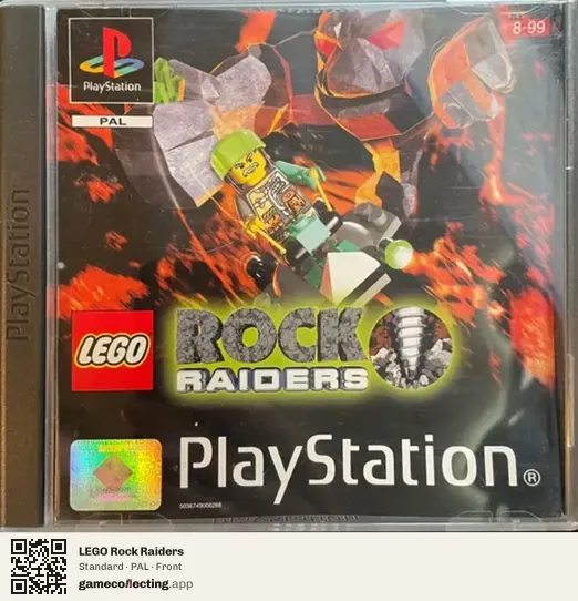 LEGO Rock Raiders PlayStation, PAL box front