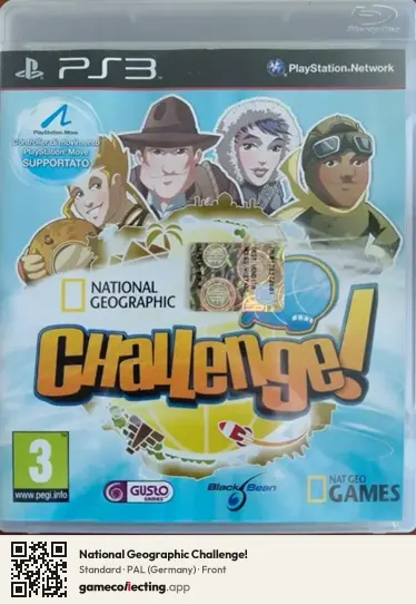 National Geographic Challenge! PlayStation 3, Germany box front
