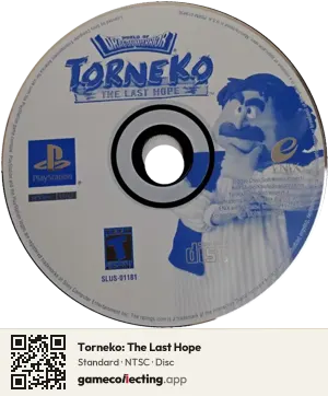 Torneko: The Last Hope PlayStation, NTSC disc