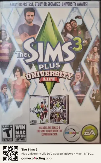 The Sims 3 Computer, NTSC box front