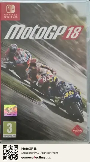 MotoGP 18 Nintendo Switch, France box front