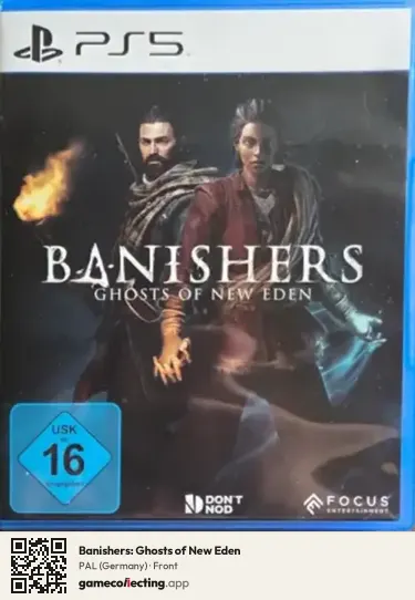 Banishers: Ghosts of New Eden PlayStation 5, Germany box front
