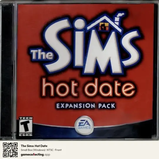 The Sims: Hot Date Computer, NTSC box front