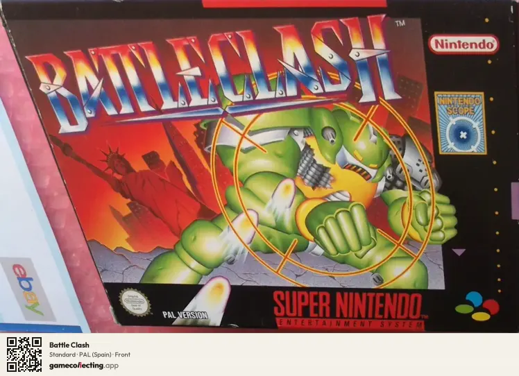 Battle Clash Super Nintendo Entertainment System, Spain box front