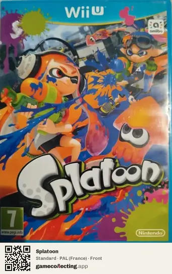 Splatoon Nintendo Wii U, France box front