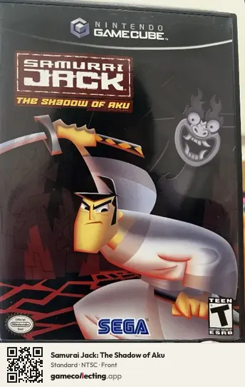 Samurai Jack: The Shadow of Aku Nintendo GameCube, NTSC box front