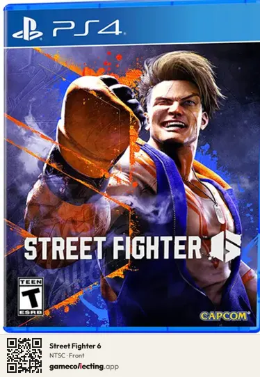 Street Fighter 6 PlayStation 4, NTSC box front