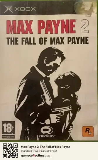 Max Payne 2: The Fall of Max Payne Xbox, France box front