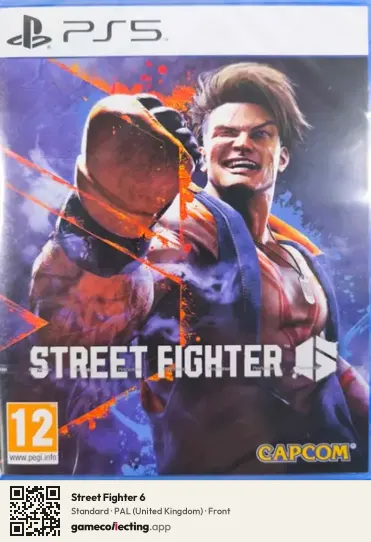 Street Fighter 6 PlayStation 5, United Kingdom box front