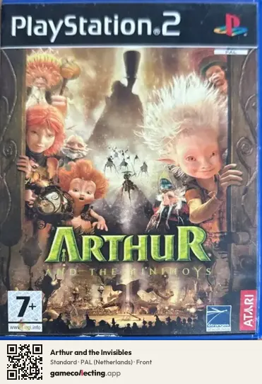 Arthur and the Invisibles PlayStation 2, Netherlands box front