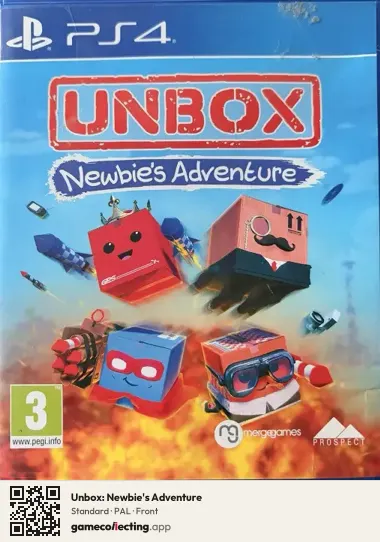 Unbox: Newbie's Adventure PlayStation 4, PAL box front