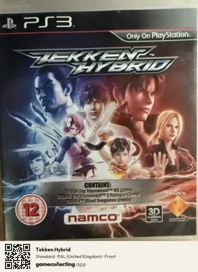 Tekken Hybrid PlayStation 3, United Kingdom box front