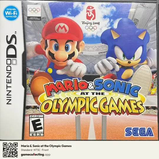 Mario & Sonic at the Olympic Games Nintendo DS, NTSC box front