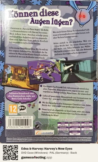 Edna & Harvey: Harvey's New Eyes Computer, Germany box back
