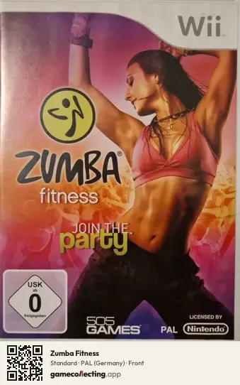 Zumba Fitness Nintendo Wii, Germany box front