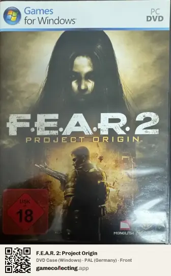 F.E.A.R. 2: Project Origin Computer, Germany box front