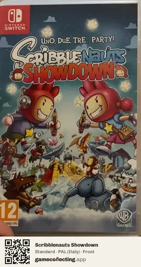 Scribblenauts Showdown Nintendo Switch, Italy box front